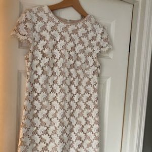 Lace shift dress